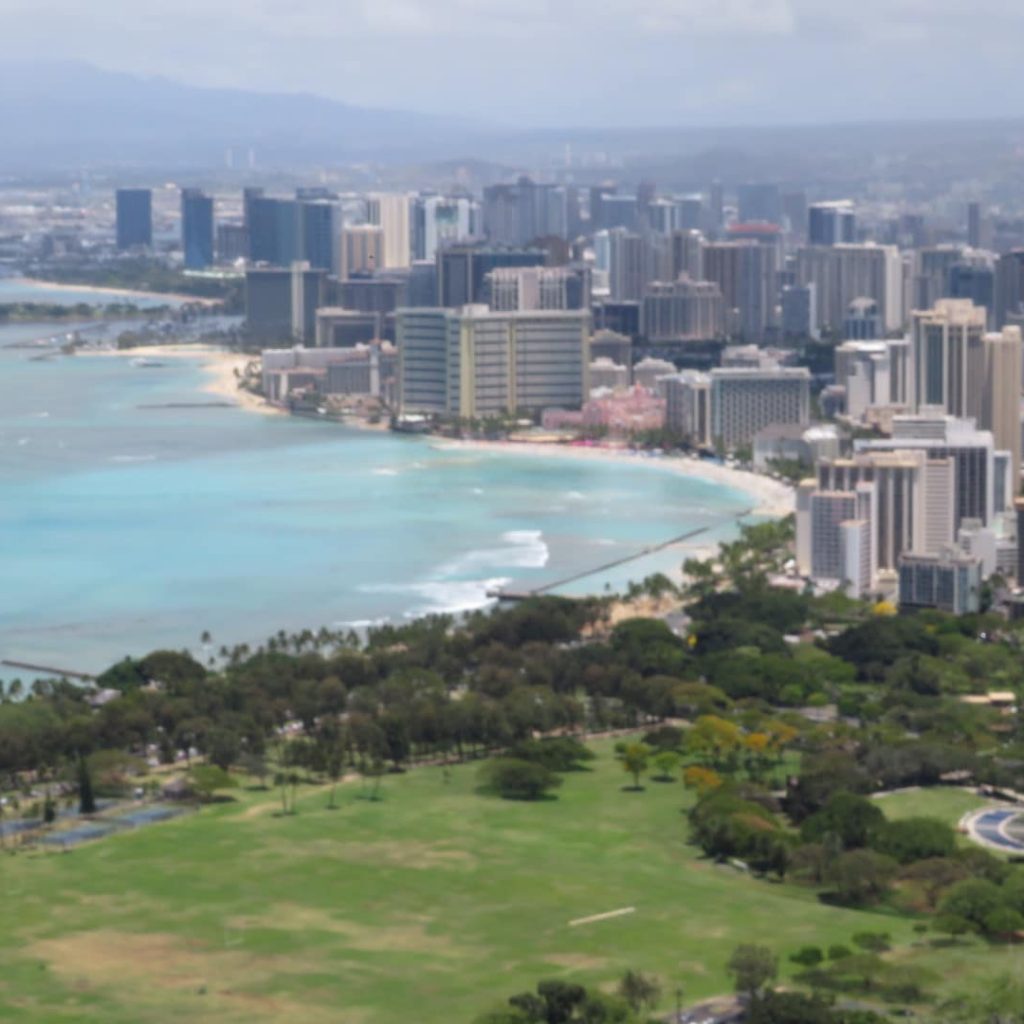 View from the top of diamond head