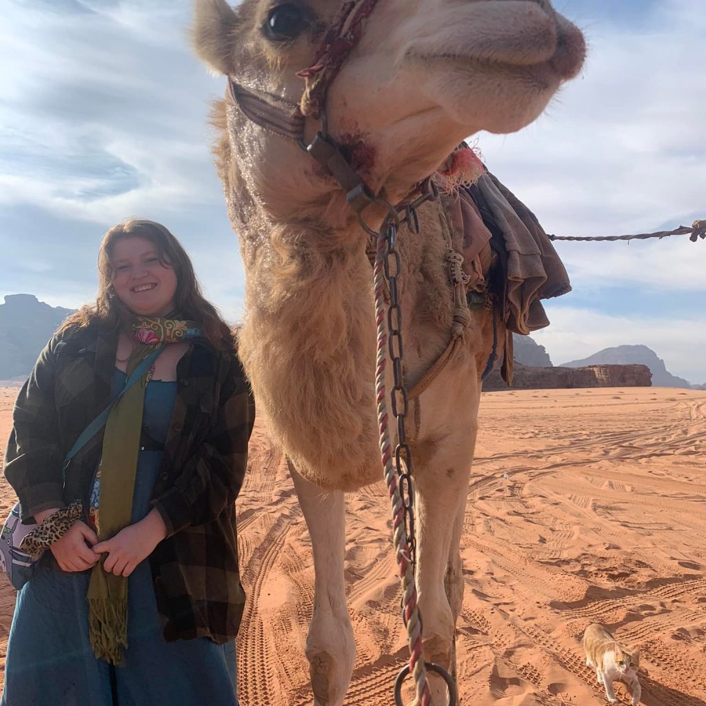 Me by a camel