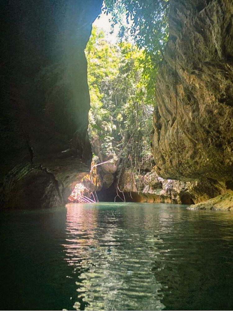 Entrance to a cave