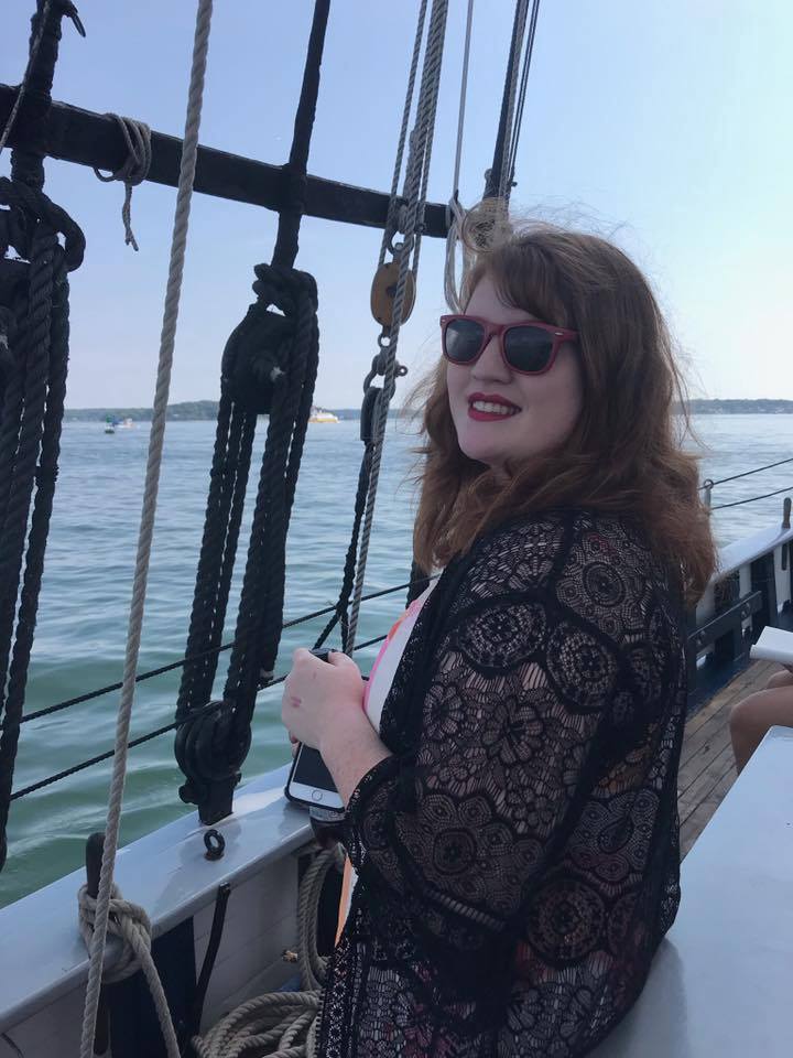 Me sailing on a boat