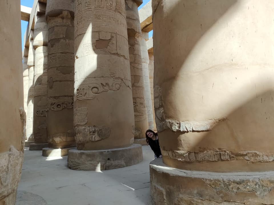 Large columns in Karnak