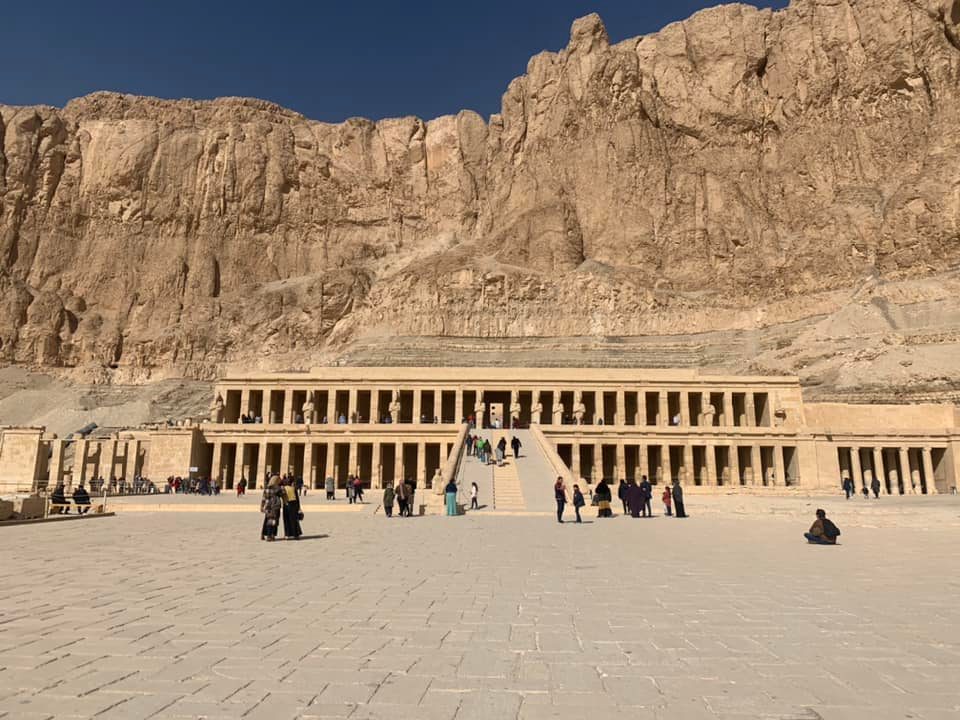 View of Queen Hatshepsut's temple