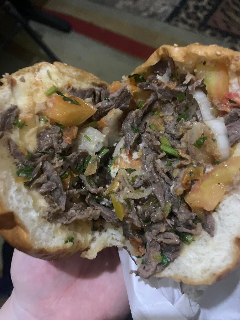 Shawarma sandwich