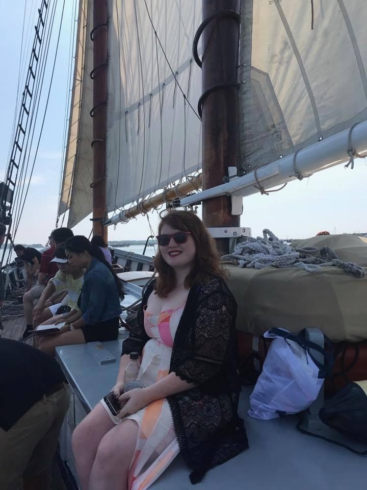 Me on a sailboat