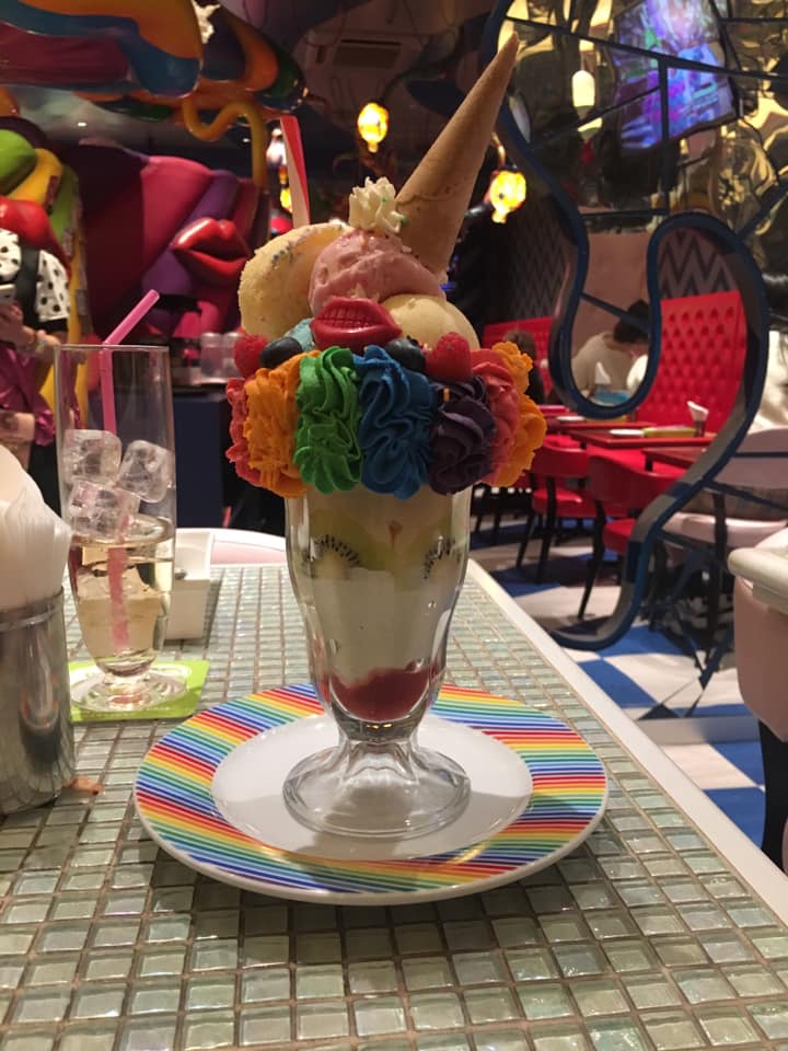 Colorful parfait