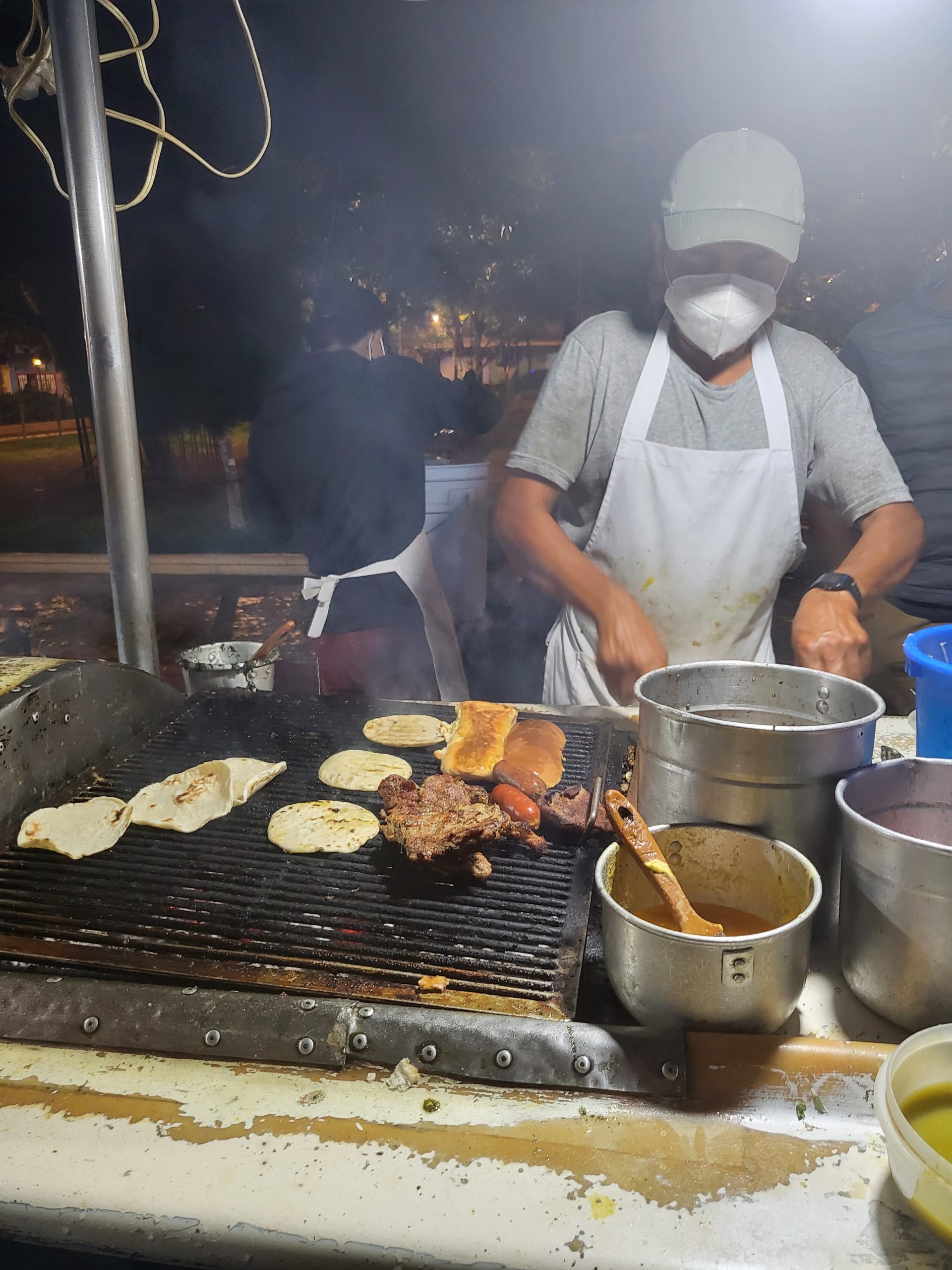 Man cooking