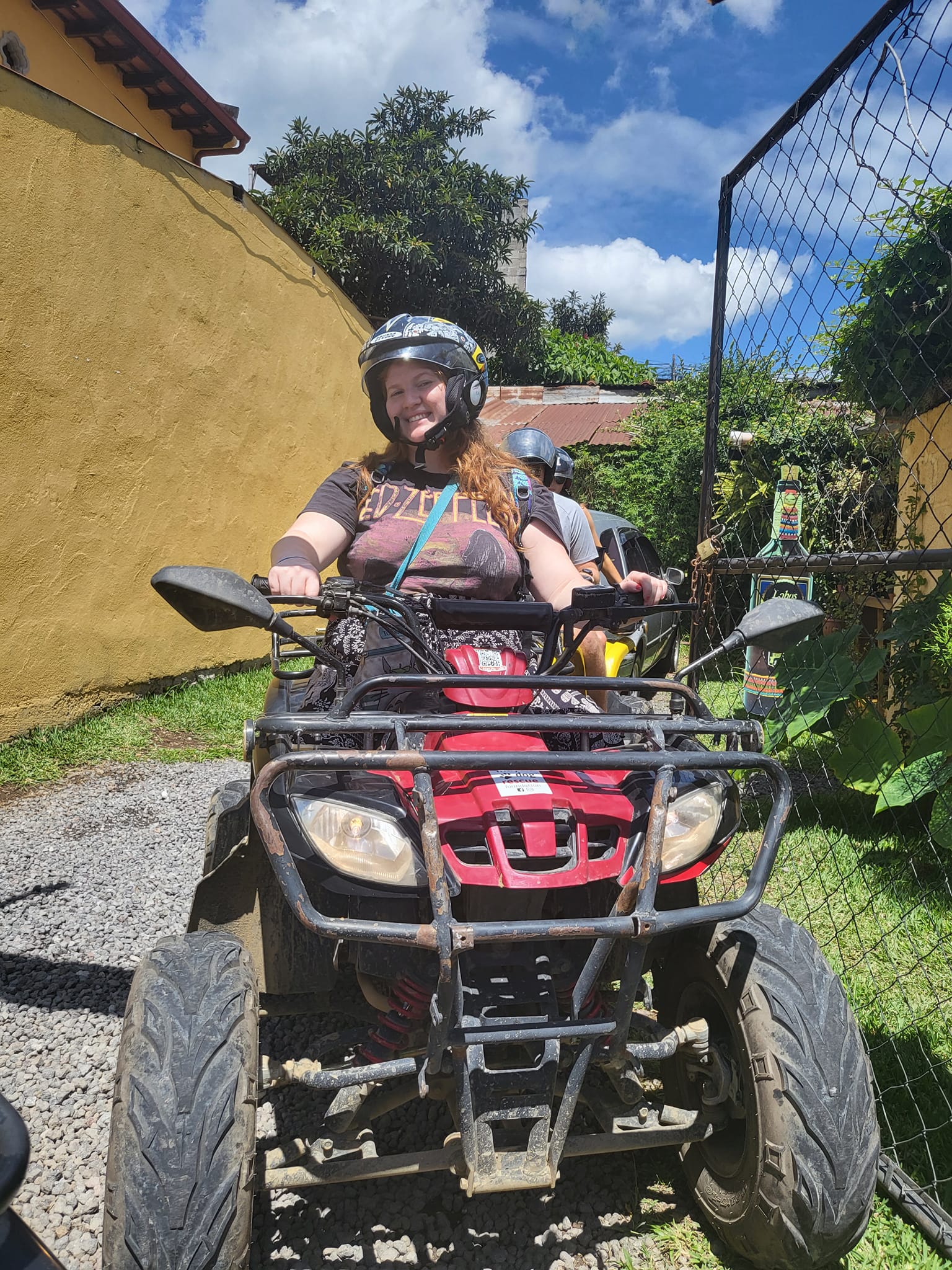 Me riding an atv