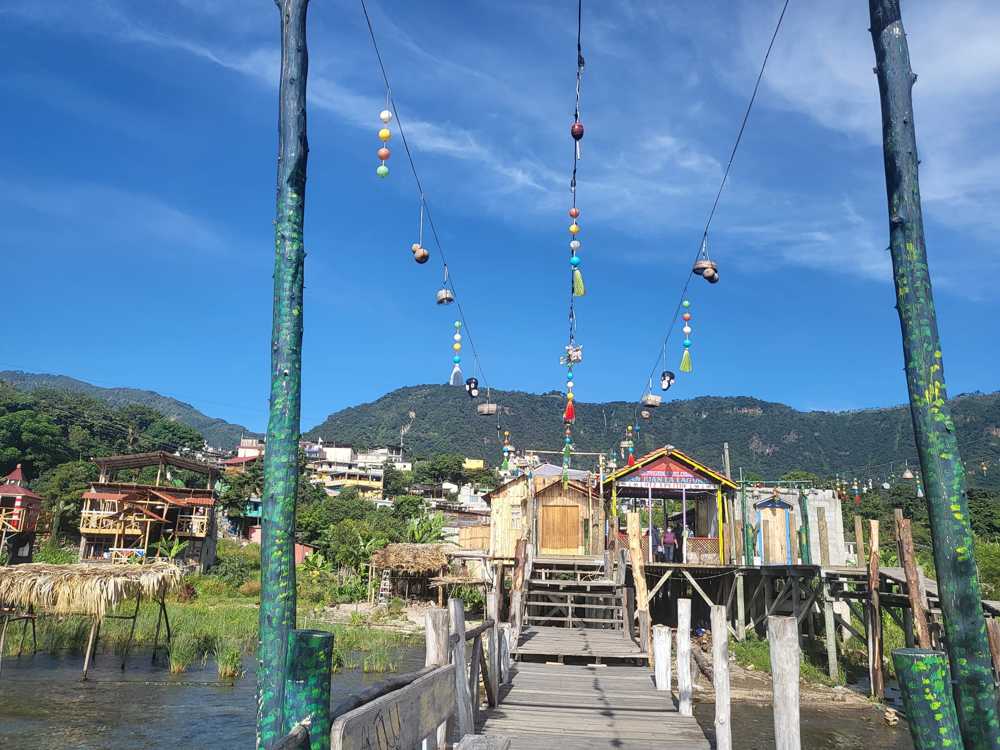 The pier at San Juan village