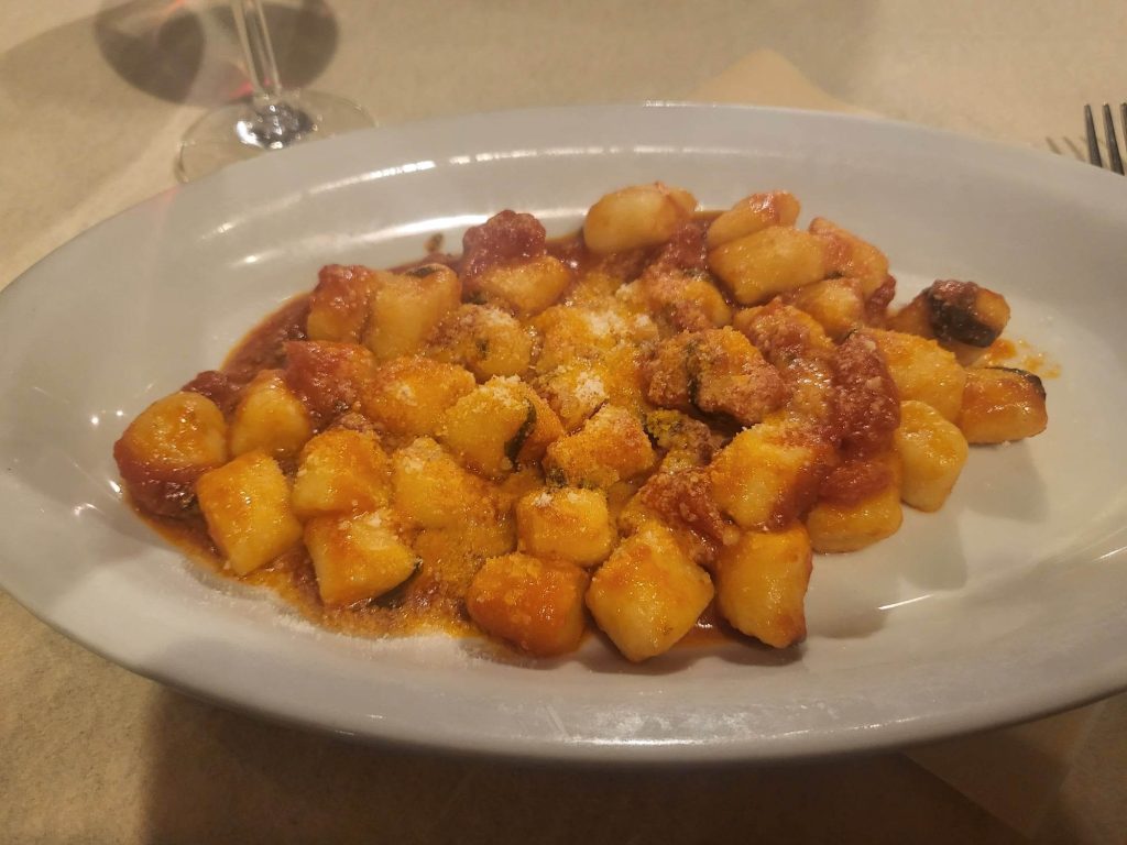 tomato based gnocchi