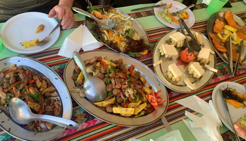 food on the inca trail