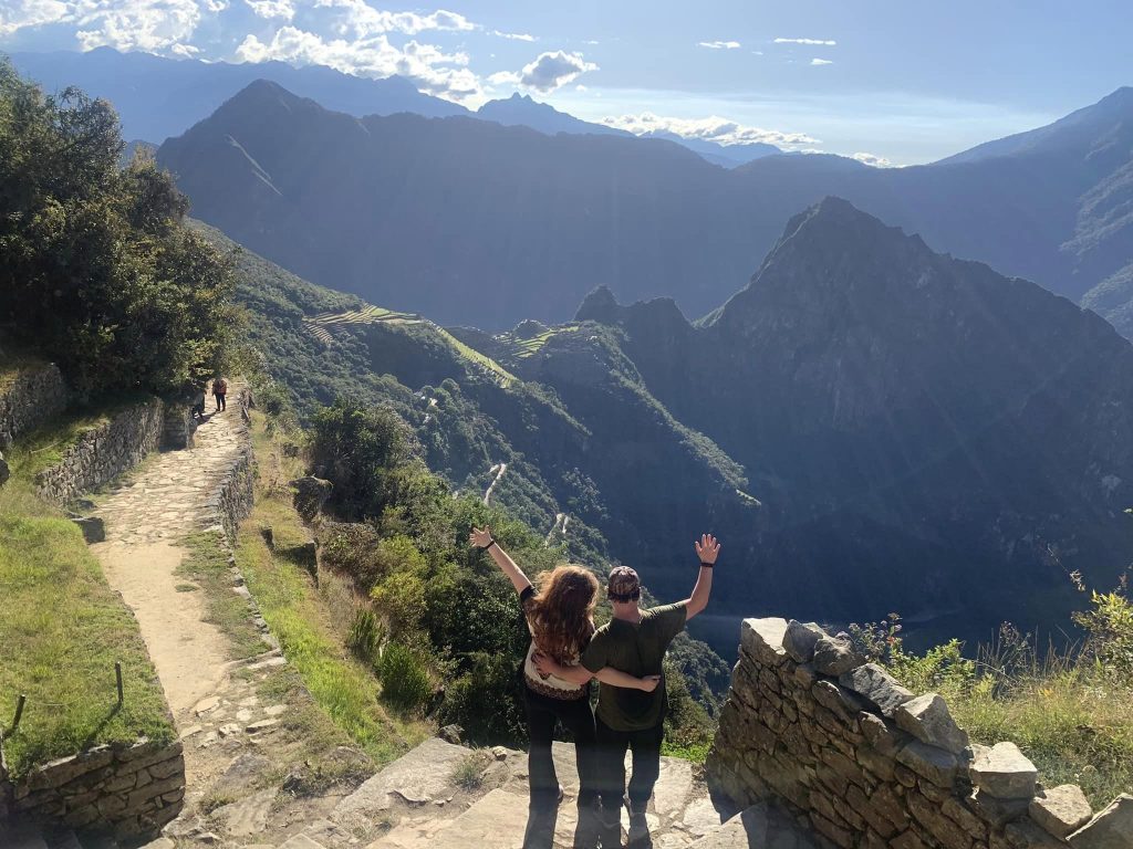 Sun gate on the inca trail