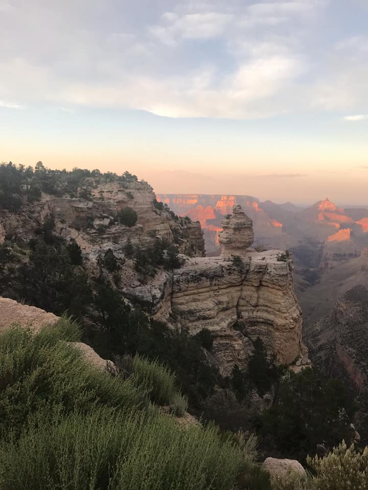 Grand Canyon National Park at sunset 