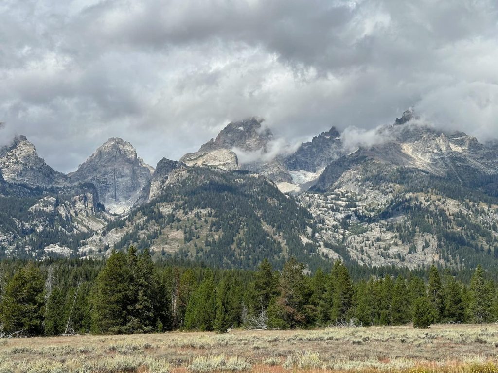 The mountains at Grand Tetons National Park 