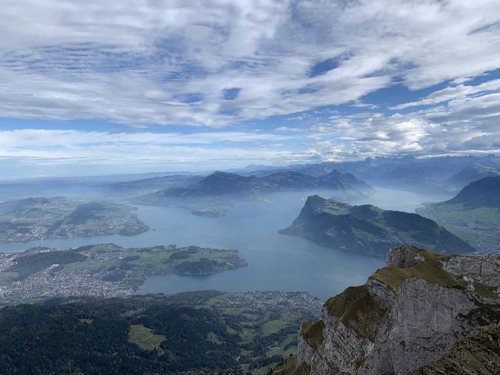 Lake view from Mt Pilatus