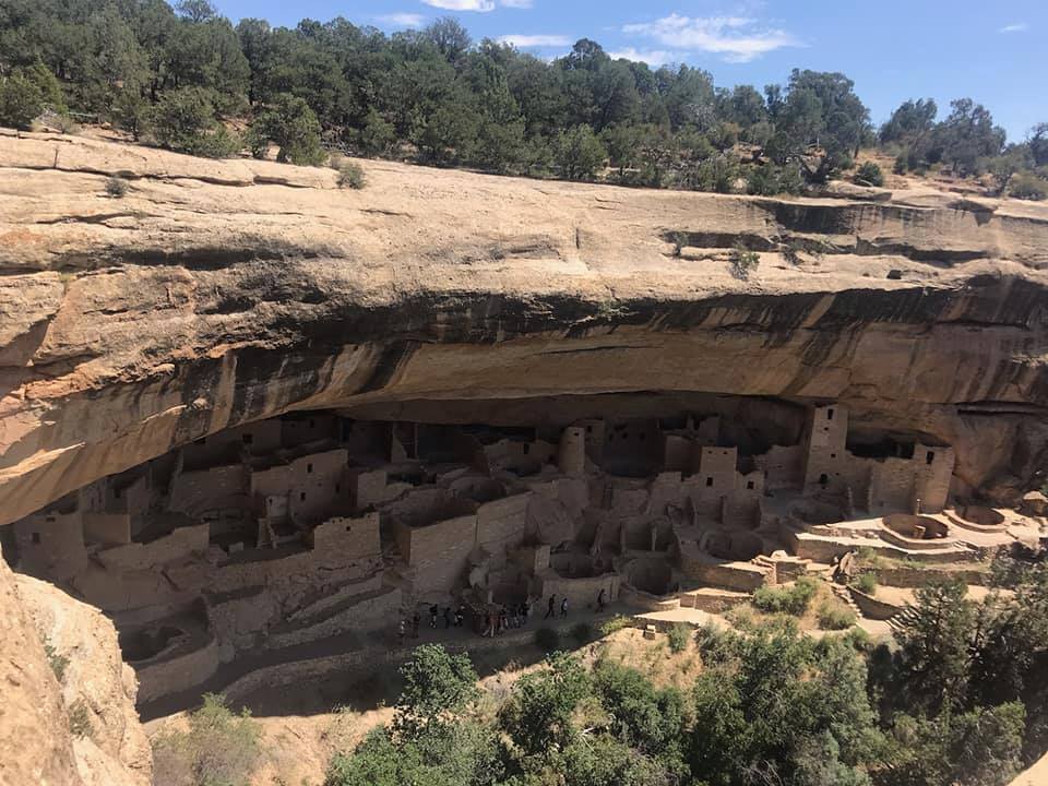 Cliff palace at Mesa Verde National Park 